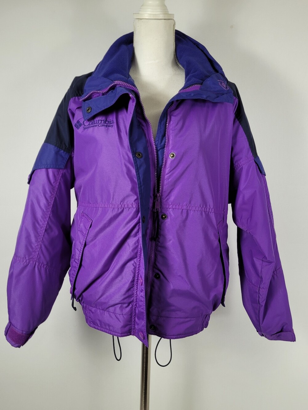 90s Columbia Skidaddle 2 Layer Waterproof Jacket Size Medium